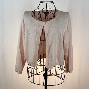 Elle rayon blend cardigan sweater XL